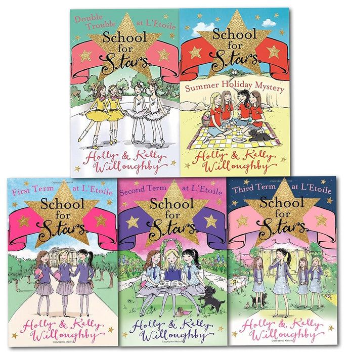 Schools for Stars Collection 5 Books Set (First Term at L Etoile, Second Term at L'Etoile, Third Term at L Etoile, Summer Holiday Mystery, Double Trouble at L Etoile)