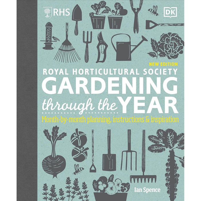 The Gardening Book: Monty Don & RHS Gardening Through the Year 2 Books Set (HB) - The Book Bundle