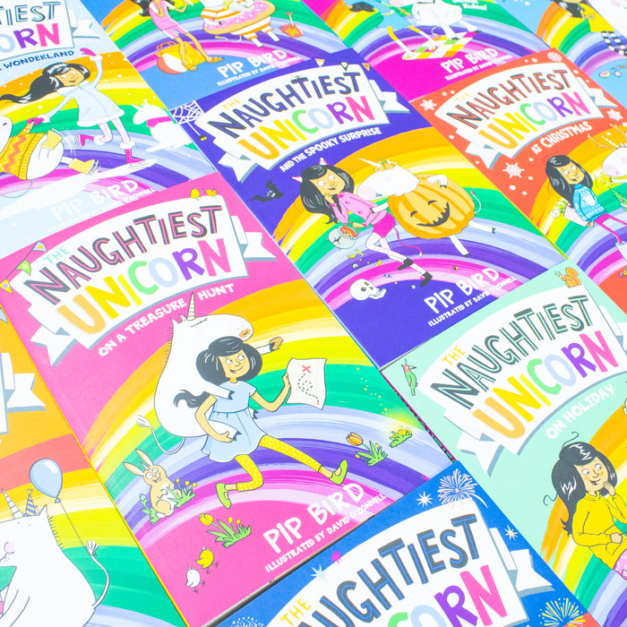 The Naughtiest Unicorn Series 12 Books Collection Set by Pip Bird (Naughtiest Unicorn, Sports Day, School Disco, Christmas, School Trip )