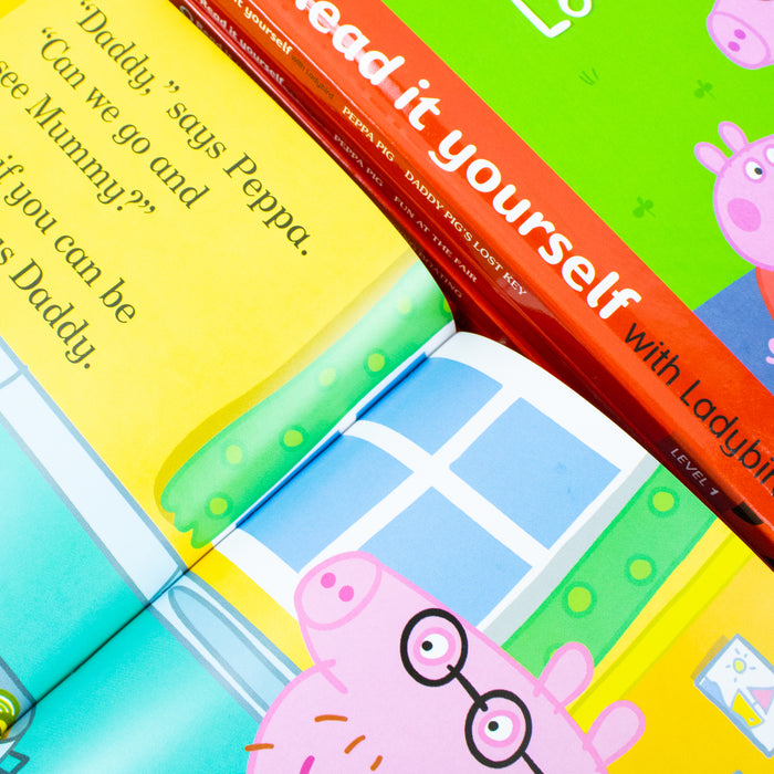 Peppa Pig Read It Yourself with Ladybird Level 1: 5 Books Collection Set