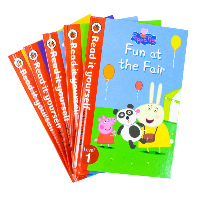 Peppa Pig Read It Yourself with Ladybird Level 1: 5 Books Collection Set