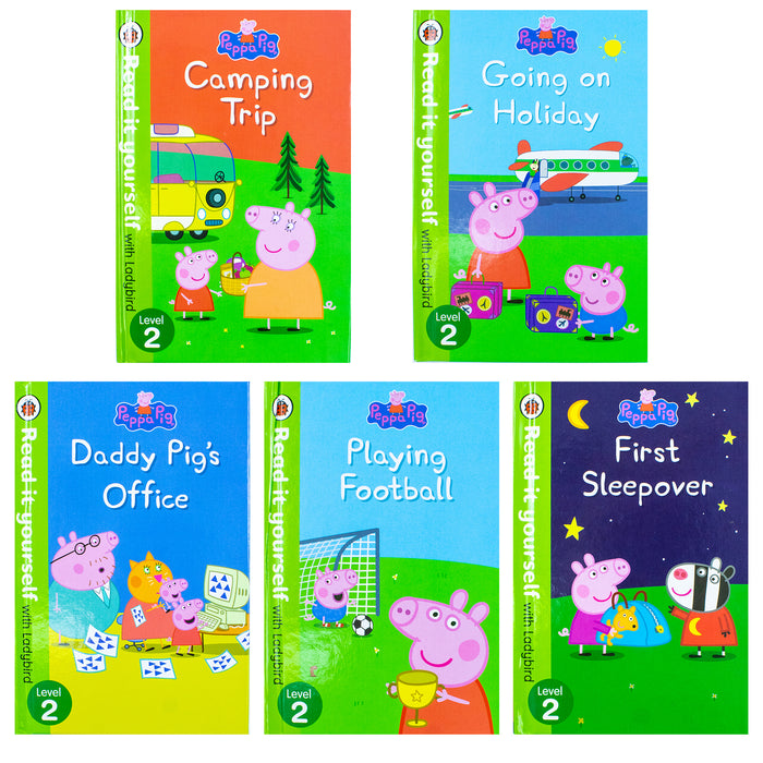 Peppa Pig Read It Yourself with Ladybird Level 2, 5 Books Collection Set PB NEW