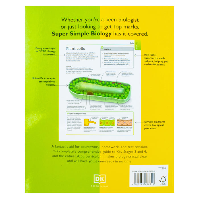 Super Simple Biology: The Ultimate Bitesize Study Guide by DK