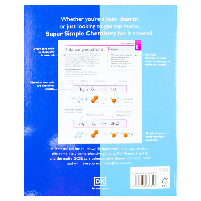 Super Simple Chemistry: The Ultimate Bitesize Study Guide by DK