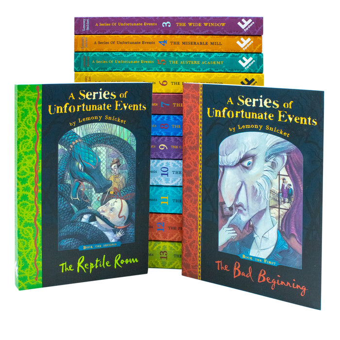 A Series of Unfortunate Events 13 Books Collection Set By Lemony Snicket