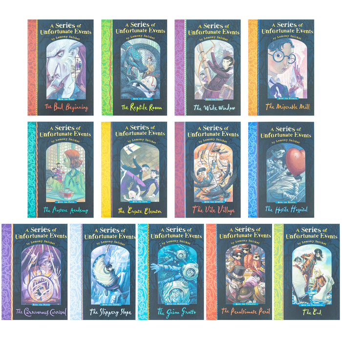 A Series of Unfortunate Events 13 Books Collection Set By Lemony Snicket