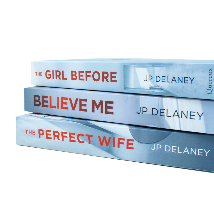 JP Delaney 3 Books Collection Set (The Girl Before, Believe Me & The Perfect Wife)