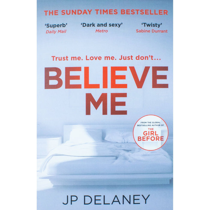 JP Delaney 3 Books Collection Set (The Girl Before, Believe Me & The Perfect Wife)