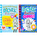 Dork Diaries 2 Books Collection Set by Rachel Renee Russell (Dork Diaries OMG: All About Me Diary & Dork Diaries 3 ½ : How to Dork Your Diary) - The Book Bundle