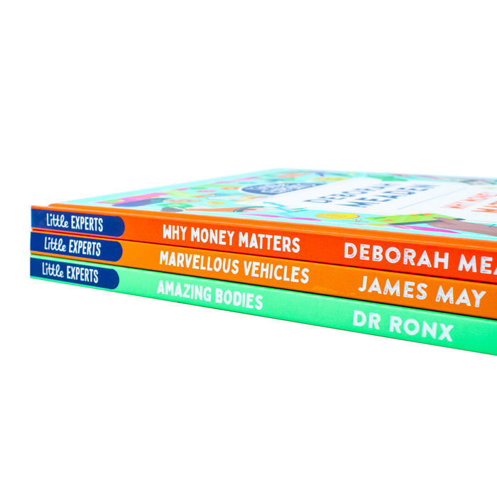 Little Experts Series Collection 3 Books Set By James May & Dr Ronx & Deborah Meaden