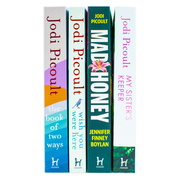 Jodi Picoult Collection 4 Books Set (The Book of Two Ways, Wish You Were Here, Mad Honey & My Sister's Keeper)