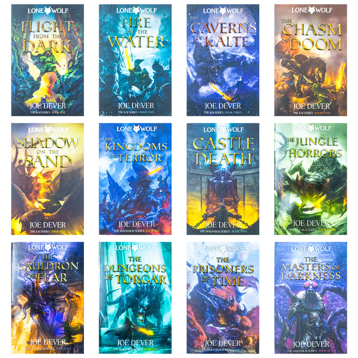 Lone Wolf Series Books 1-12 Collection Set By Joe Dever (Flight from the Dark)