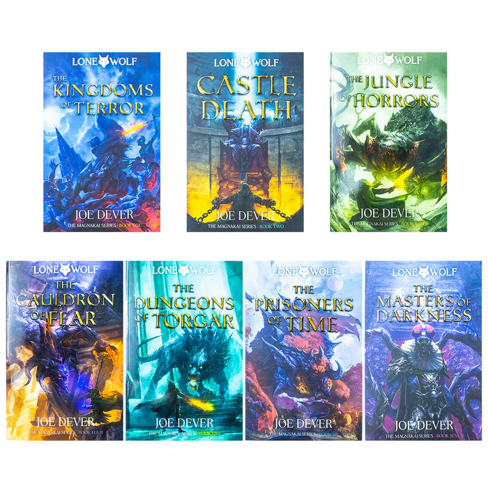 Lone Wolf Series Books 6 - 12 Collection Set by Joe Dever (The Kingdoms of Terror)