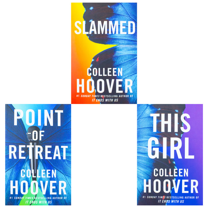 Colleen Hoover Slammed Series 3 Books Collection Set (Slammed, Point of Retreat & This Girl)