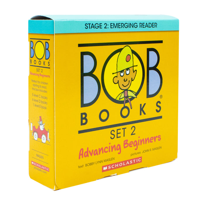 Bob Books: Set 2 - Advancing Beginners Box Set (12 books): 8 Books for Young Readers