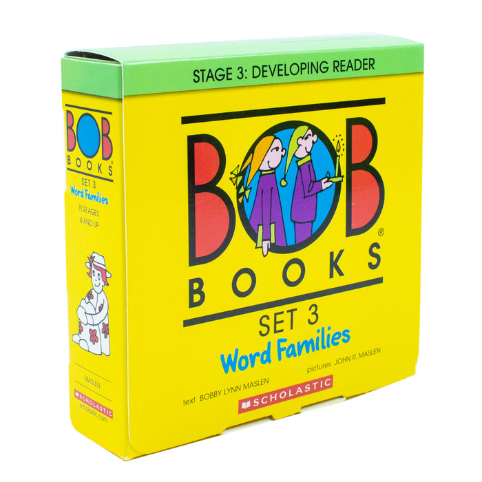 Bob Books -Word Families Box Set Phonics, Ages 4 and Up, Kindergarten, First Grade (Stage 3: Developing Reader): 03