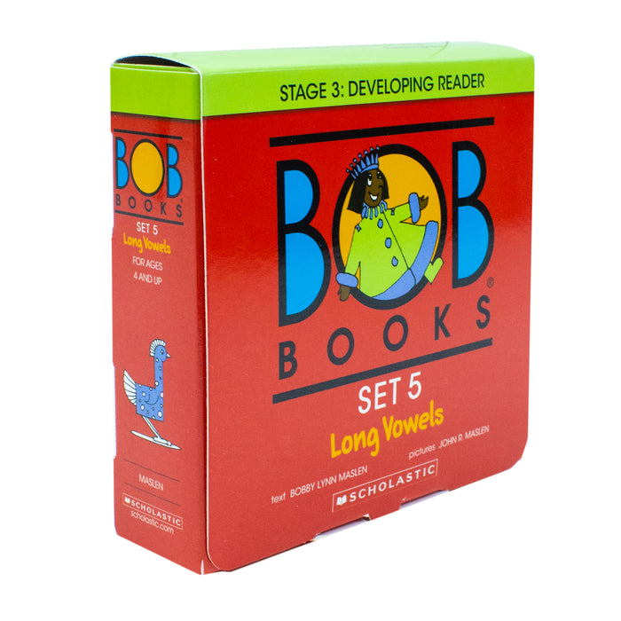 Bob Books - Long Vowels Box Set Phonics, Ages 4 and Up, Kindergarten, First Grade (Stage 3: Developing Reader): 05