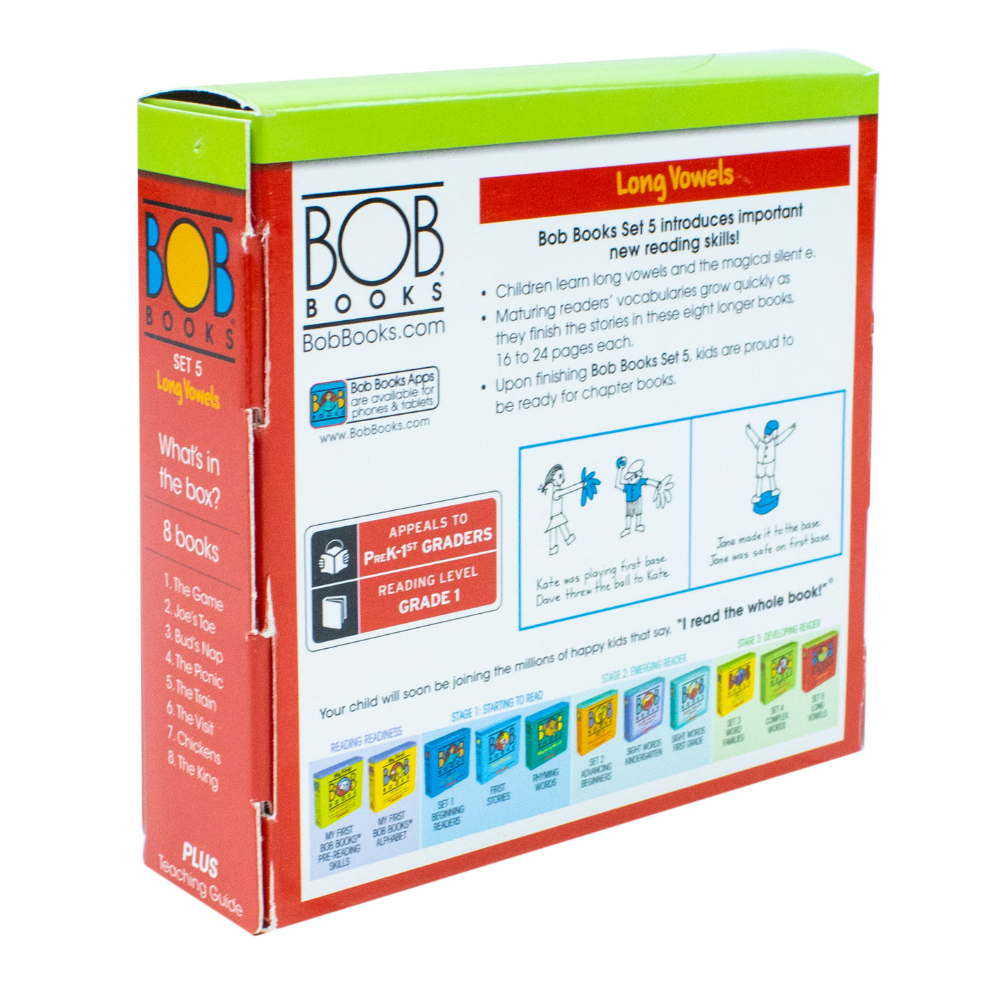 Bob Books - Long Vowels Box Set Phonics, Ages 4 and Up, Kindergarten ...