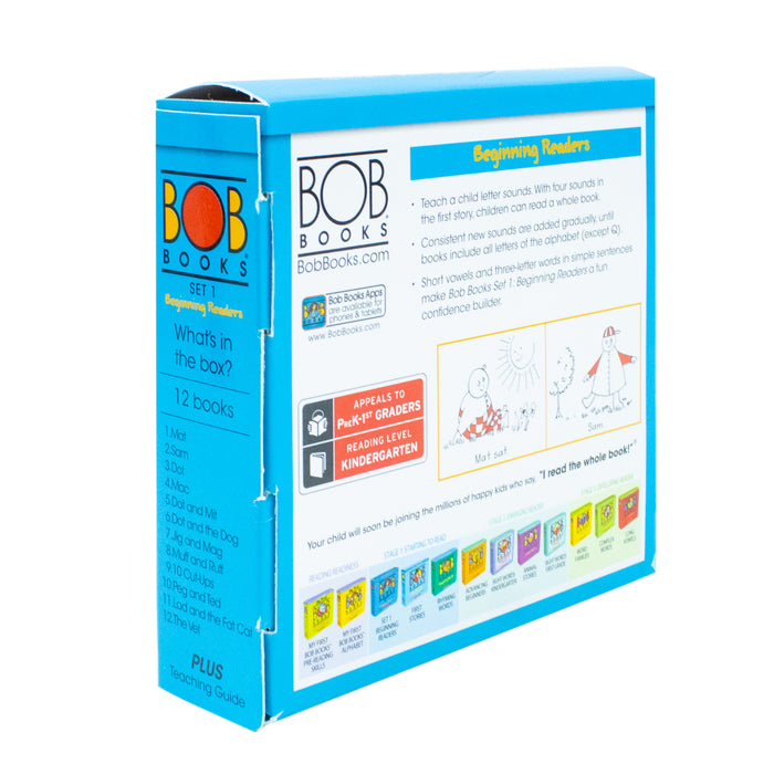 Bob Books - Set 1: Beginning Readers Box Set Phonics, Ages 4 and Up, Kindergarten (Stage 1: Starting to Read): 01