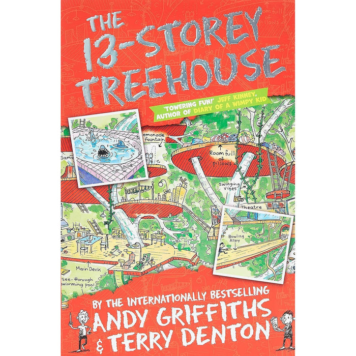 The Treehouse Storey Series 12 Books Collection Set by Andy Griffiths & Terry Denton