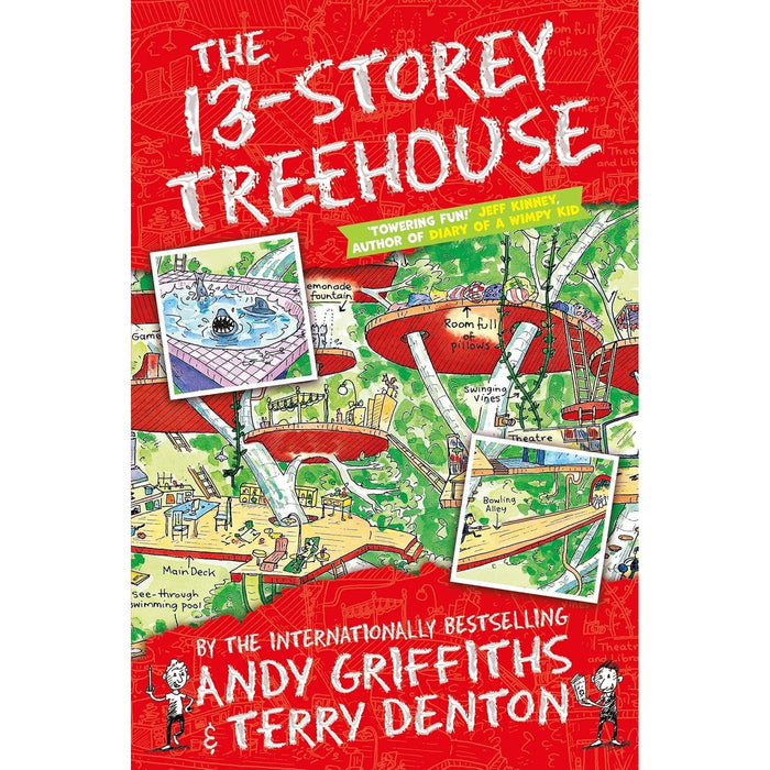 The Treehouse Series 1-13 Books Collection Set by Andy Griffiths & Terry Denton