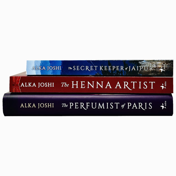 The Jaipur Trilogy 3 Books Collection Set (The Henna Artist, The Secret Keeper of Jaipur & The Perfumist of Paris)