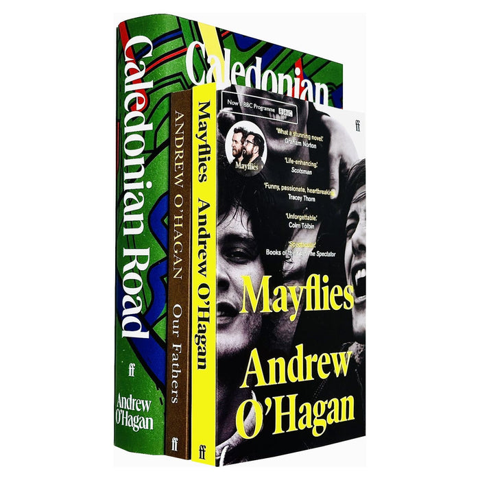 Andrew O'Hagan 3 Books Collection Set (Our Fathers, Mayflies & Caledonian Road)