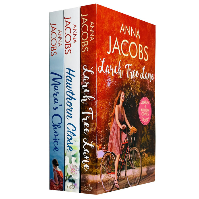 Anna Jacobs Collection 3 Books Set (Larch Tree Lane, Hawthorn Close & Mara's Choice)