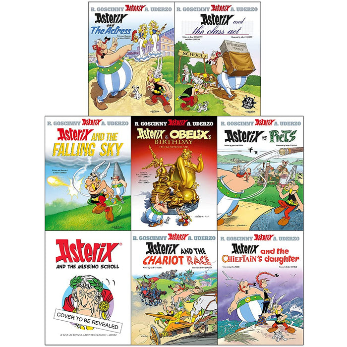 Asterix Series 7 Collection 8 Books Set Book 31-38 Rene Goscinny, Albert Uderzo