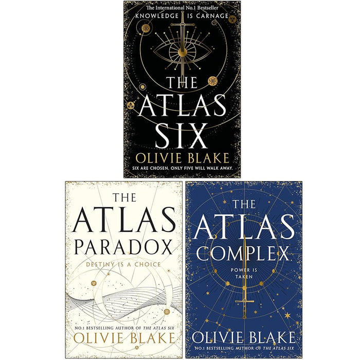 Atlas Series 3 Books Collection Set By Olivie Blake (The Atlas Six, The Atlas Paradox &The Atlas Complex)