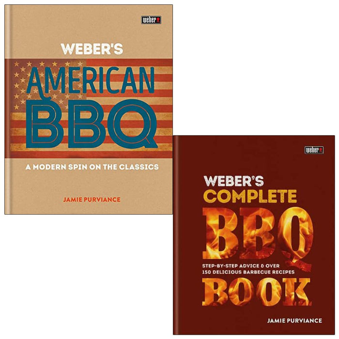 Jamie Purviance 2 books collection Set (Weber's American Barbecue, BBQ Book)