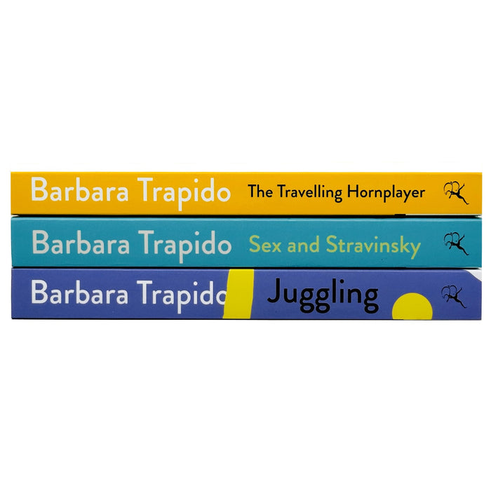 Barbara Trapido 3 Books Set (The Travelling Hornplayer,Sex and Stravinsky,Juggling)