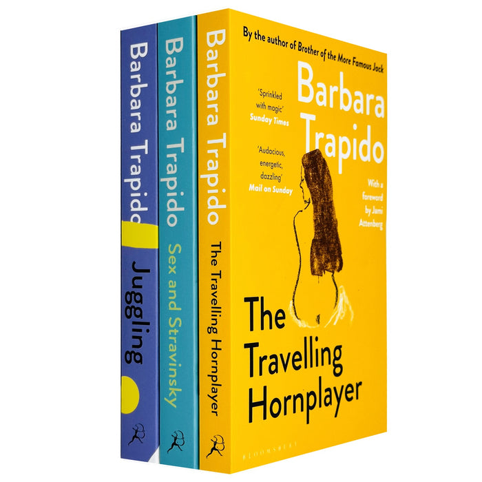 Barbara Trapido 3 Books Set (The Travelling Hornplayer,Sex and Stravinsky,Juggling)