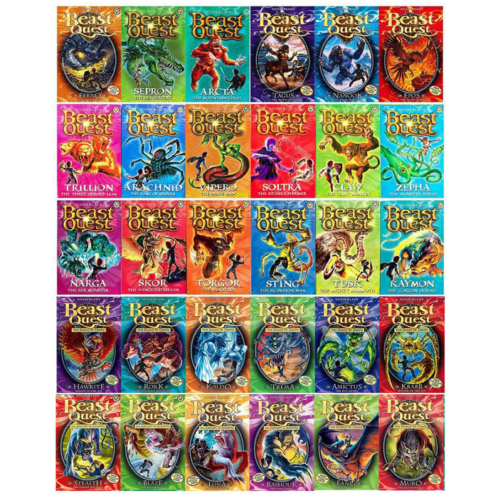 Beast Quest Ultimate MEGA Collection Series 1 - 10 Sets 60 Books Collection