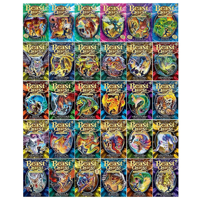 Beast Quest Ultimate MEGA Collection Series 1 - 10 Sets 60 Books Collection