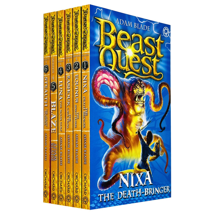 Beast Quest Series 4-6 Collection 18 Books Set By Adam Blade Paperback NEW