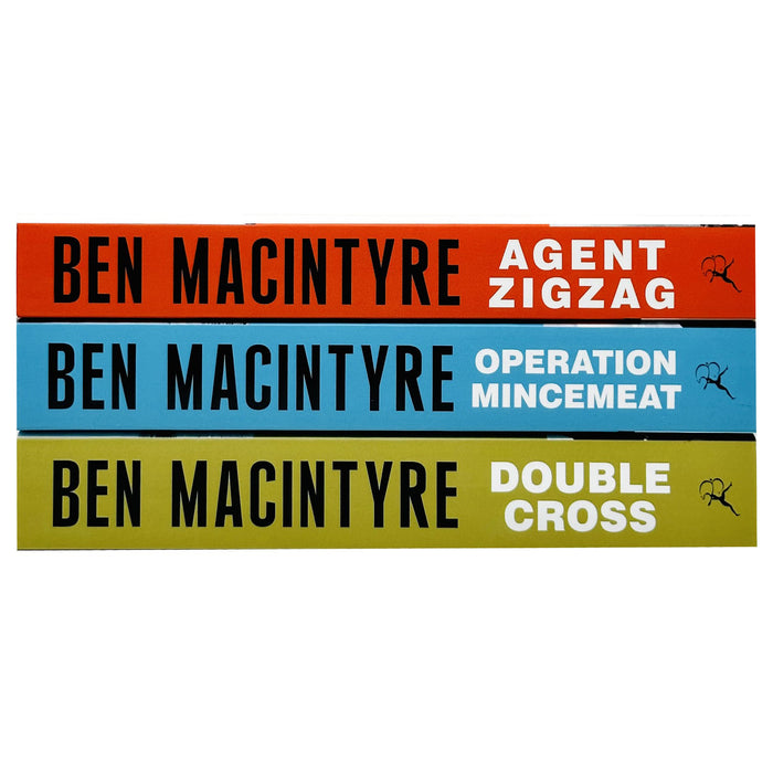 Ben Macintyre Collection 3 Books Set (Operation Mincemeat, Double Cross, Agent Zigzag)