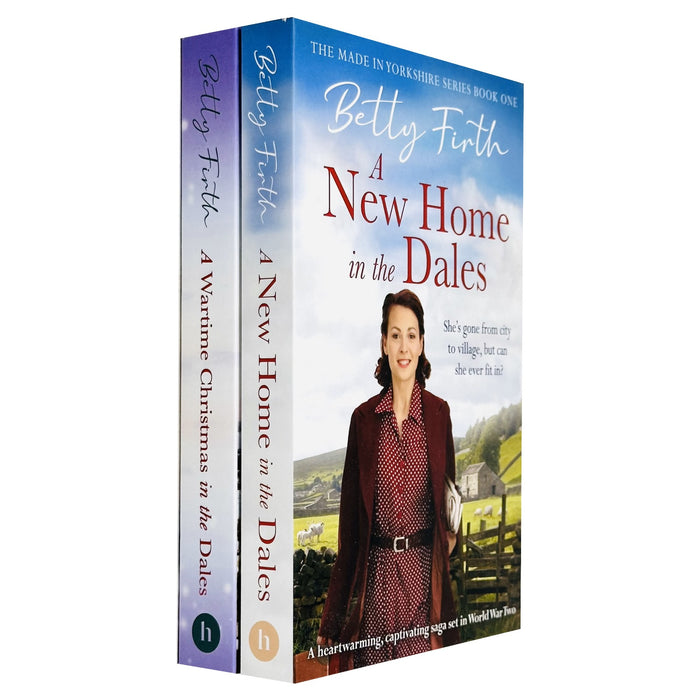 Betty Firth 2 Books Set(A New Home in the Dales,A Wartime Christmas in the Dales)