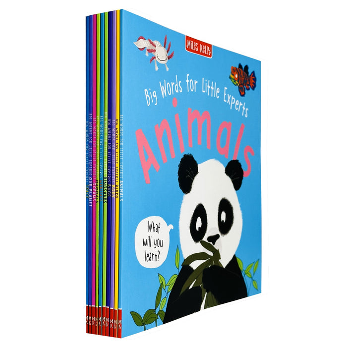 Big Words for Little Experts 10 Books Collection Set(Animals, Birds, Body, Bugs)