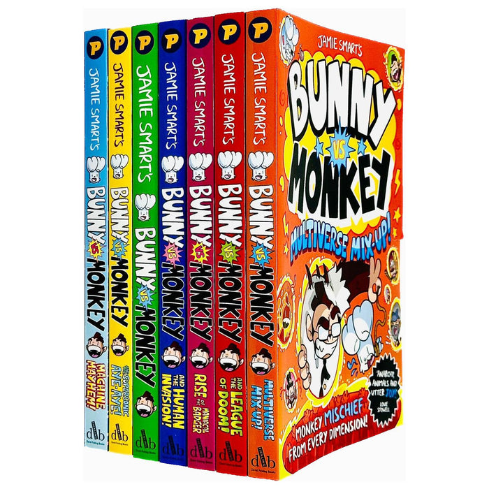 Bunny vs Monkey 7 Books Collection Set By Jamie Smart (Bunny vs Monkey) - The Book Bundle