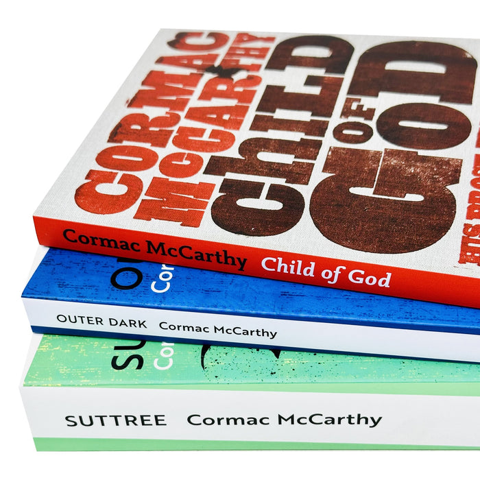 Cormac McCarthy Collection 3 Books Set *(Suttree, Outer Dark, Child of God )