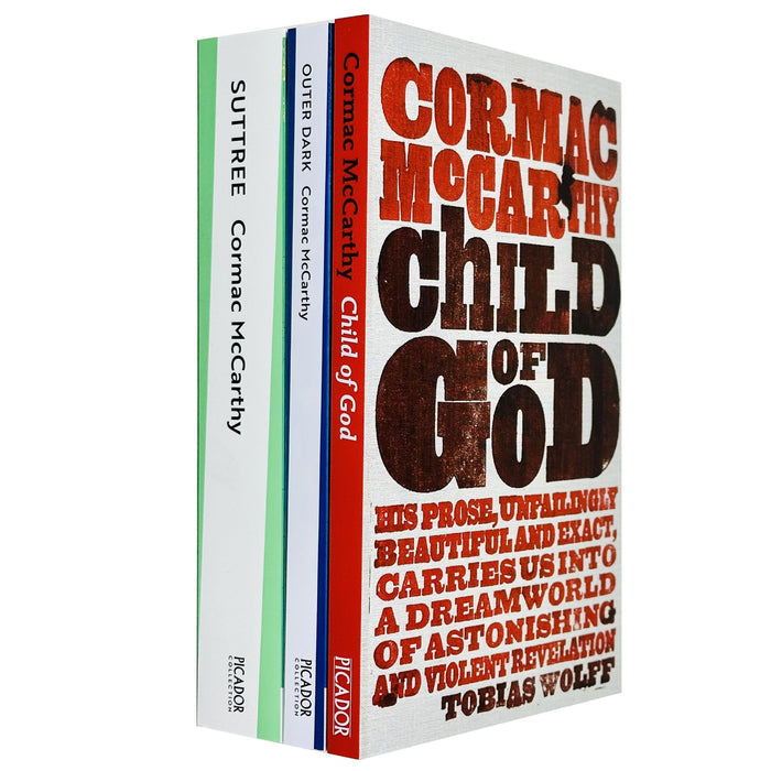 Cormac McCarthy Collection 3 Books Set *(Suttree, Outer Dark, Child of God )