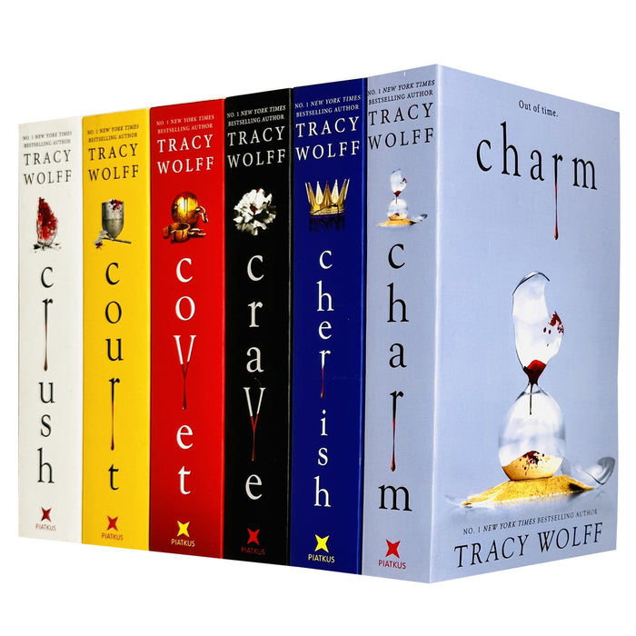 Crave Series 6 Books Collection Set By Tracy Wolff (Crave, Crush, Covet, Court, Charm & Cherish)