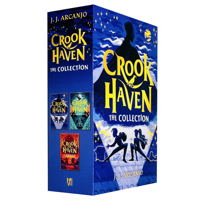 Crookhaven the Collection 3 Books Set By J J Arcanjo(The Island Heist, The School for Thieves & The Forgotten Maze)