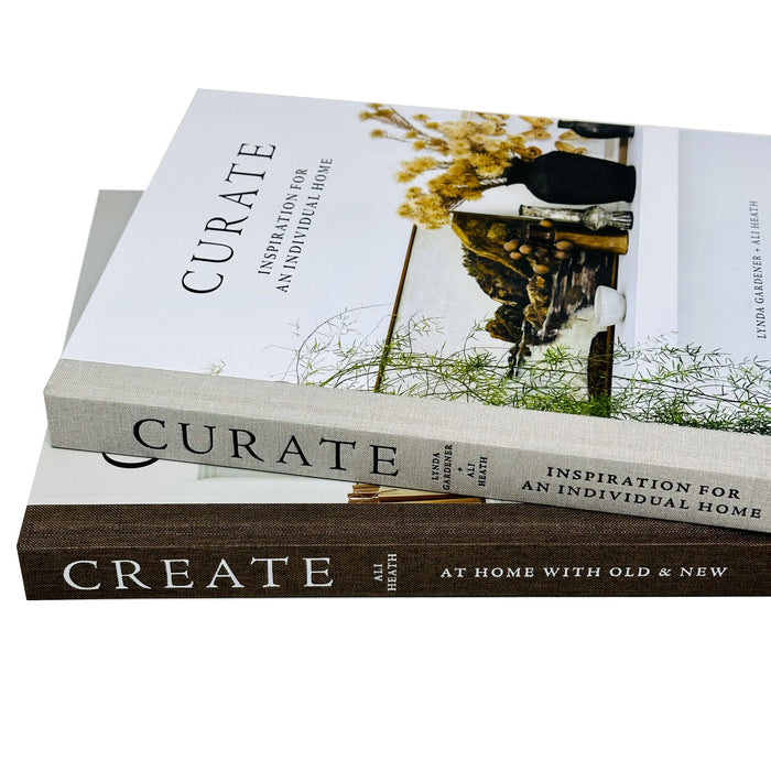 Lynda Gardener, Ali Heath 2 Books Set Curate, Create At Home with Old Hardcover