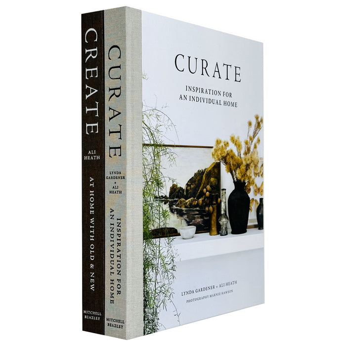 Lynda Gardener, Ali Heath 2 Books Set Curate, Create At Home with Old Hardcover