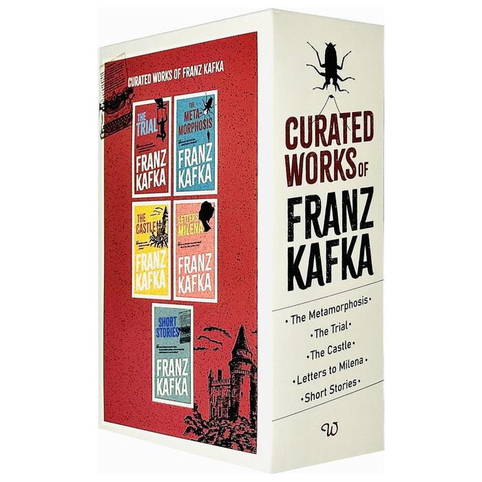 Curated Works of Franz Kafka 5 Books Collection Boxed Set(The Trial, Short Stories, Letters to Millena, The Castle & The Metamorphosis)
