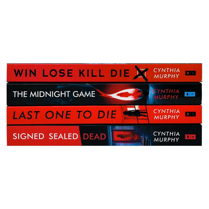 Cynthia Murphy 4 books Set(Signed Sealed Dead,The Midnight Game,Last One To Die,Win Lose Kill Die)