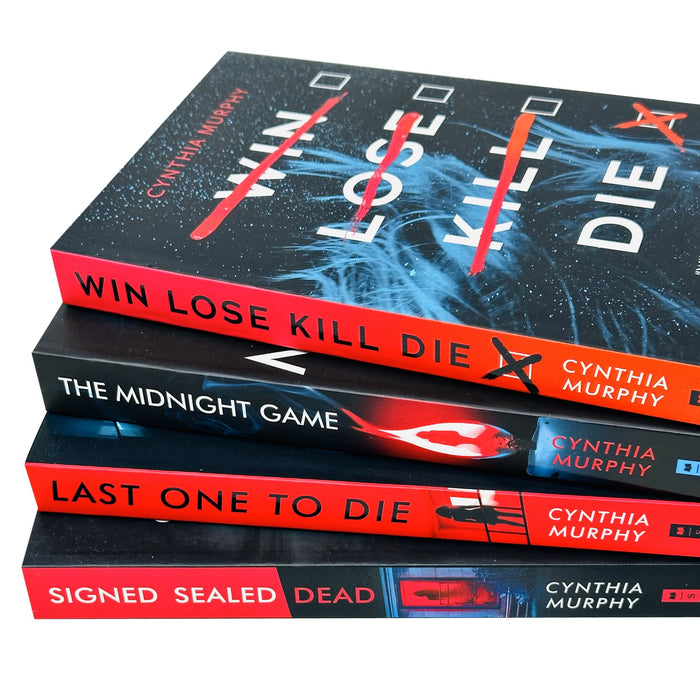 Cynthia Murphy 4 books Set(Signed Sealed Dead,The Midnight Game,Last One To Die,Win Lose Kill Die)