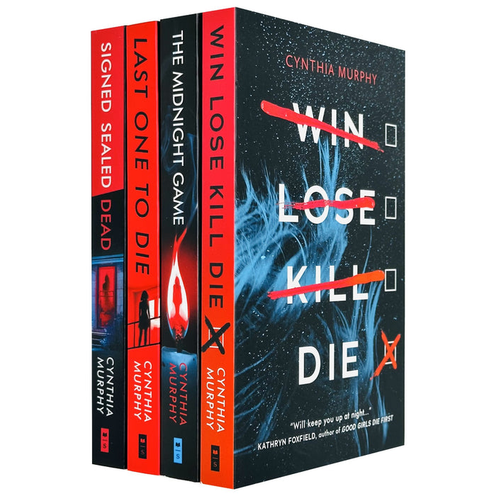 Cynthia Murphy 4 books Set(Signed Sealed Dead,The Midnight Game,Last One To Die,Win Lose Kill Die)